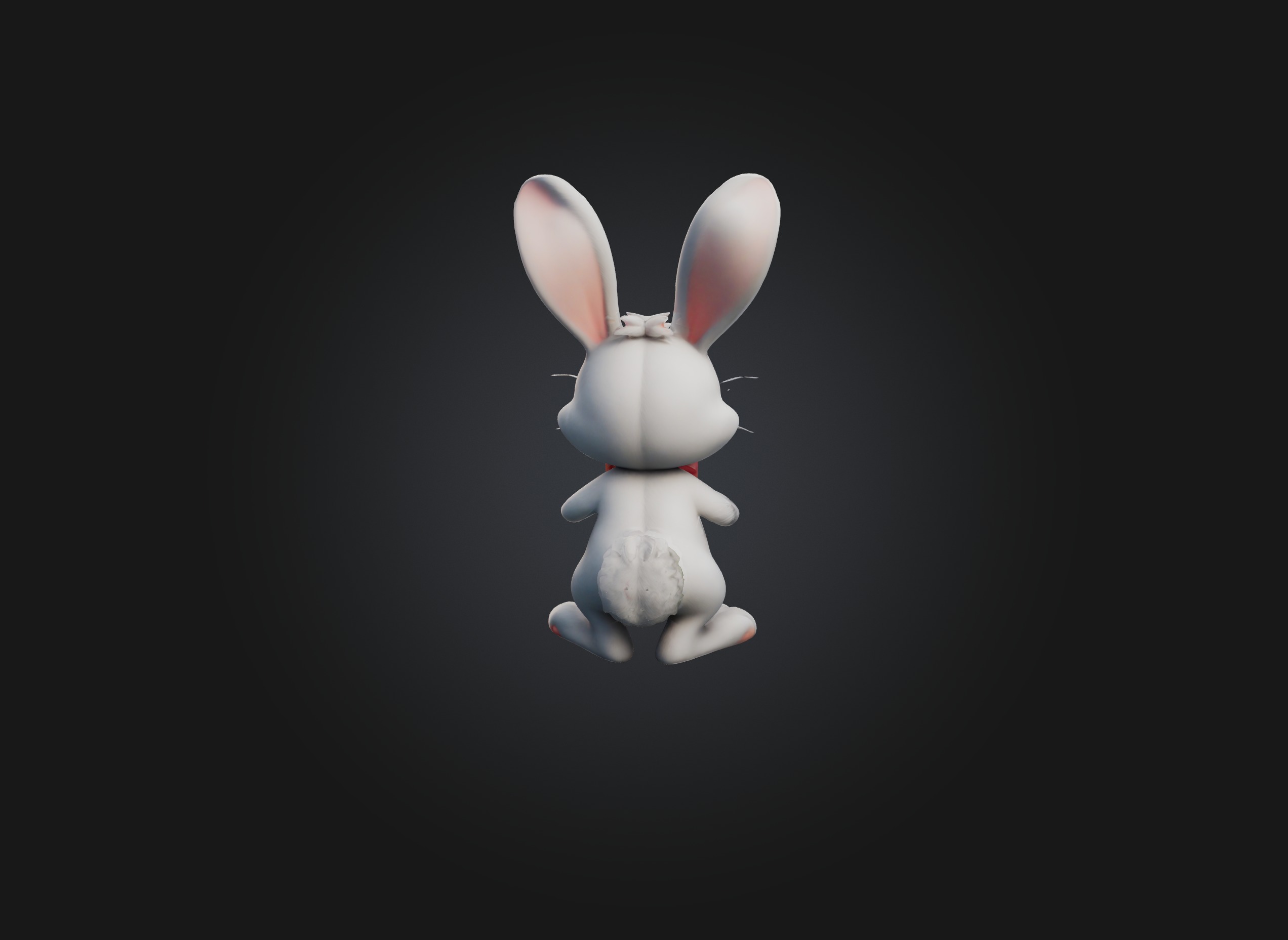 cartoon rabbit model 3D model_5