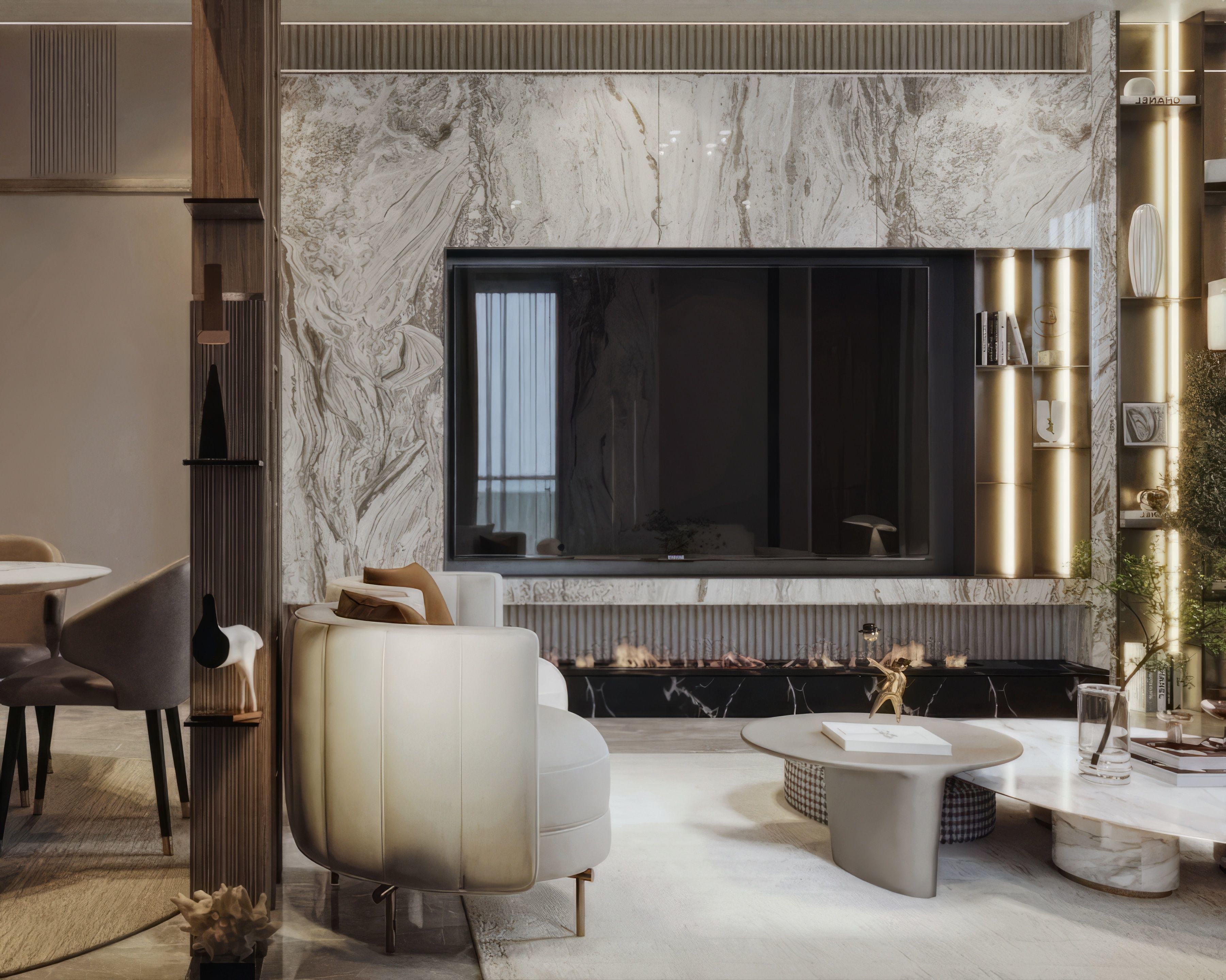 Living Room-01 - Kitchen For Sale Low-poly 3D model_1