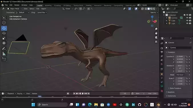 a velociraptor