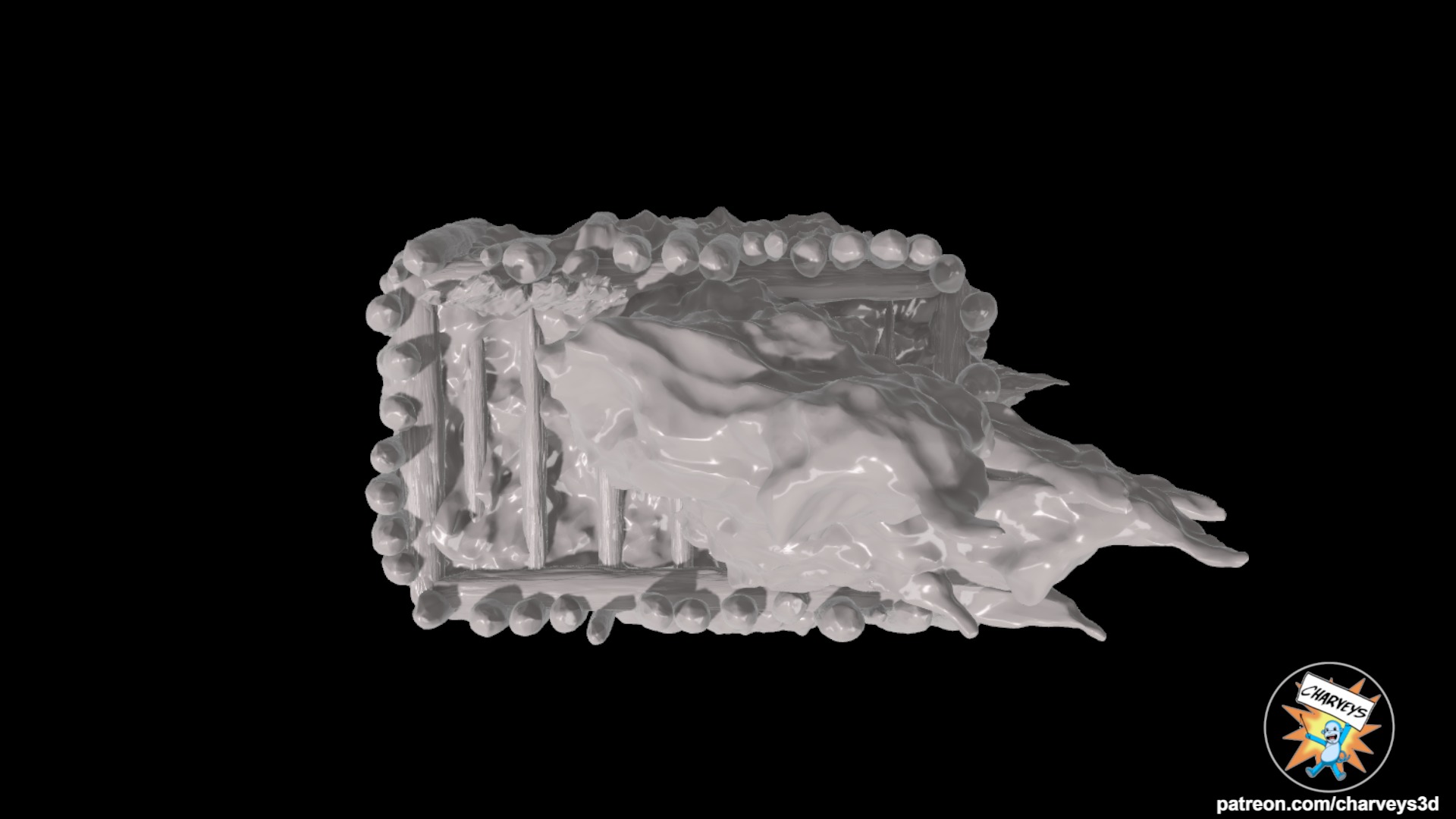 Star Wars Darth Vader Funeral Pyre for action figures 3D print model_7