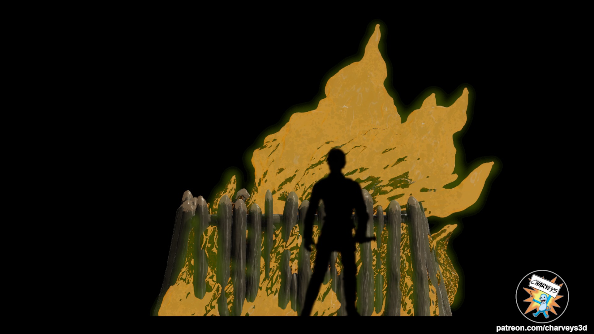 Star Wars Darth Vader Funeral Pyre for action figures 3D print model_1