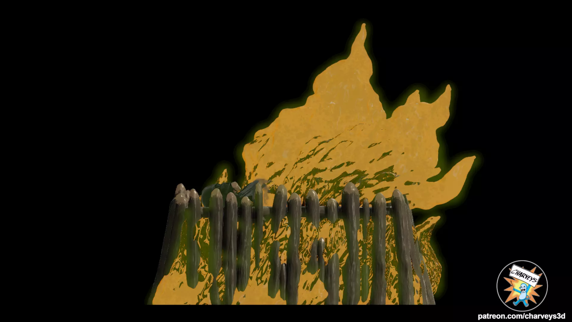 Star Wars Darth Vader Funeral Pyre for action figures 3D print model_0