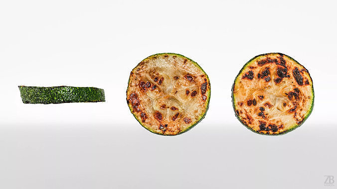 Zucchini 3D model 5