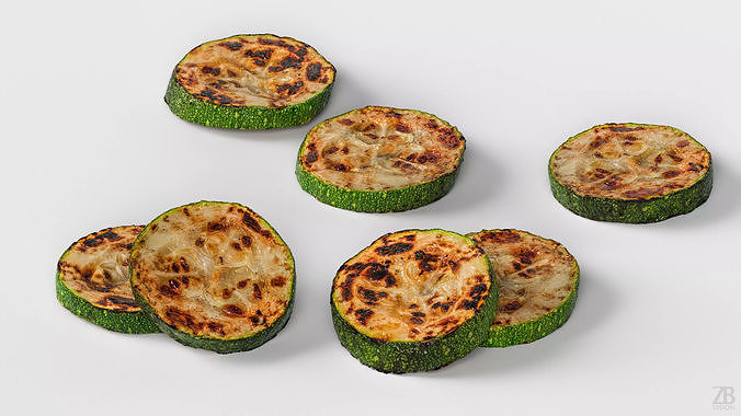 Zucchini 3D model 3