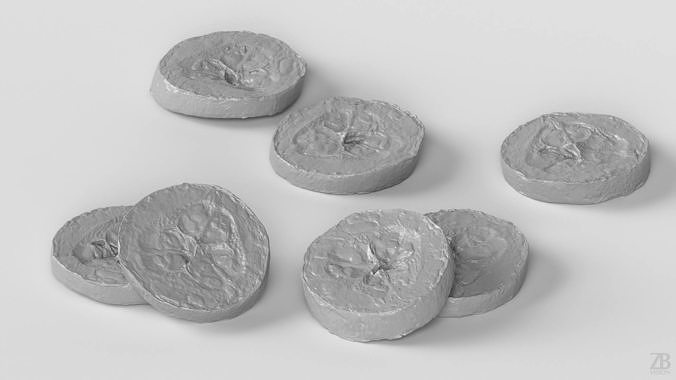 Zucchini 3D model 4