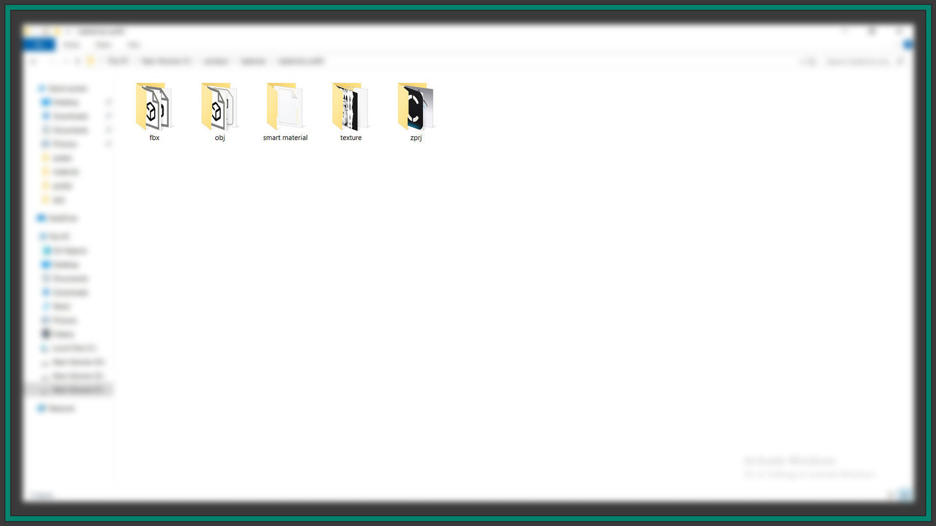 female ballerina outfit with texture and smart material 3D model_8