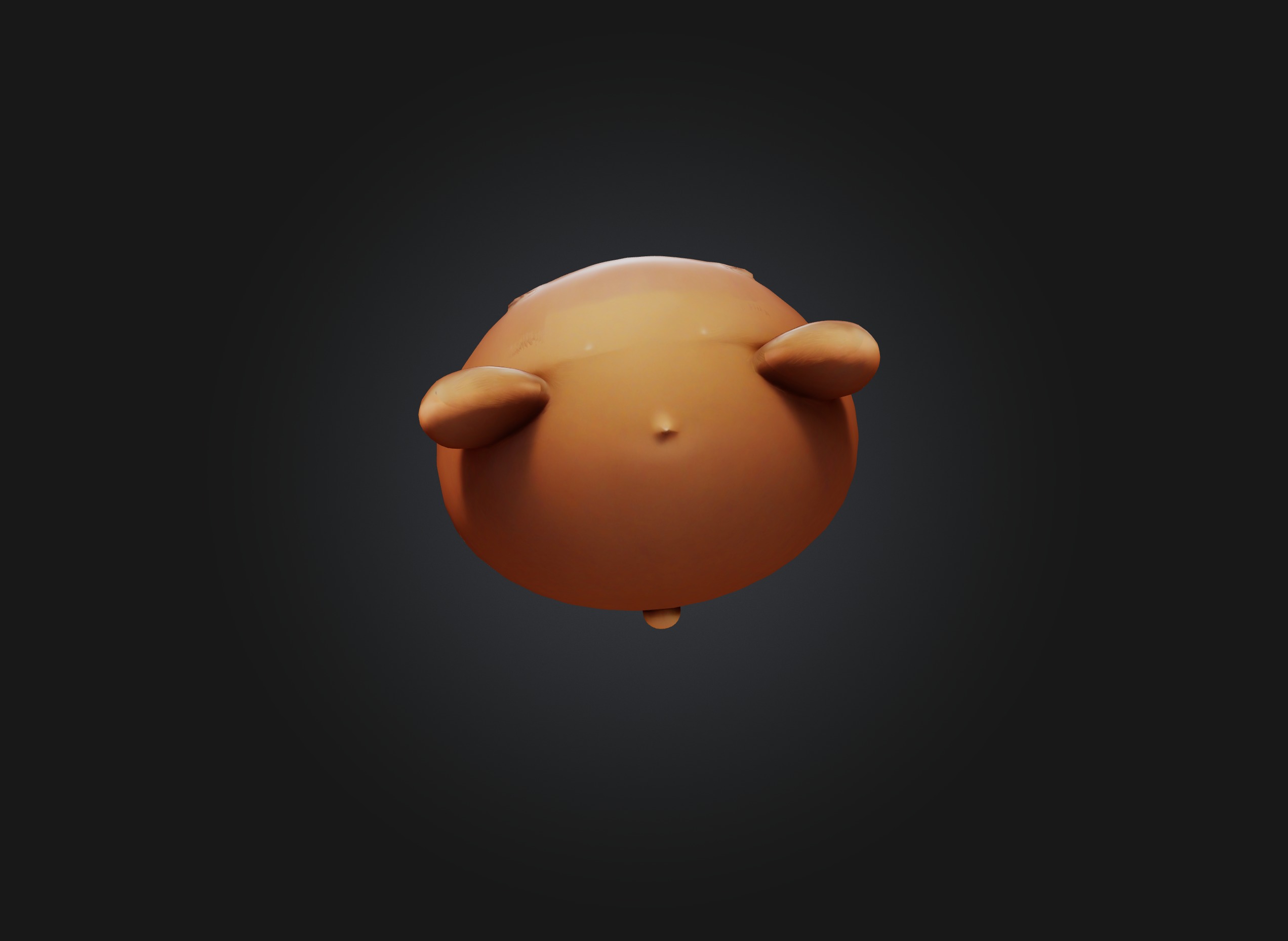 cute cartoon bear model 3D model_6