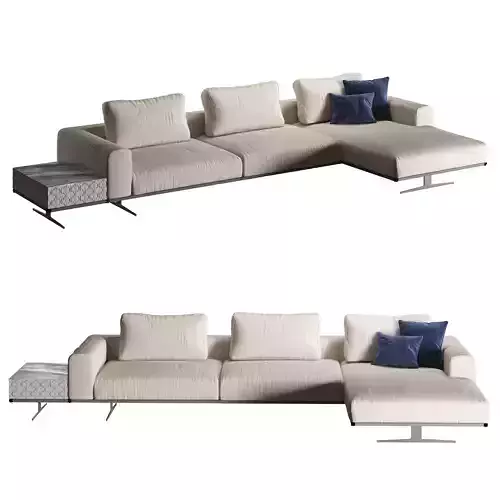 Modular Alea sofa 445 by Smania