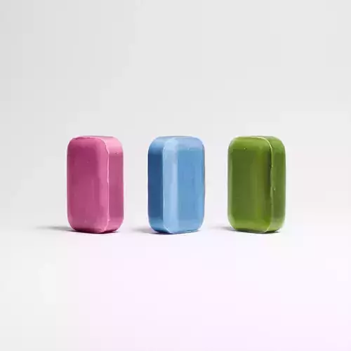 Soap Set 02 Low-poly 3D model