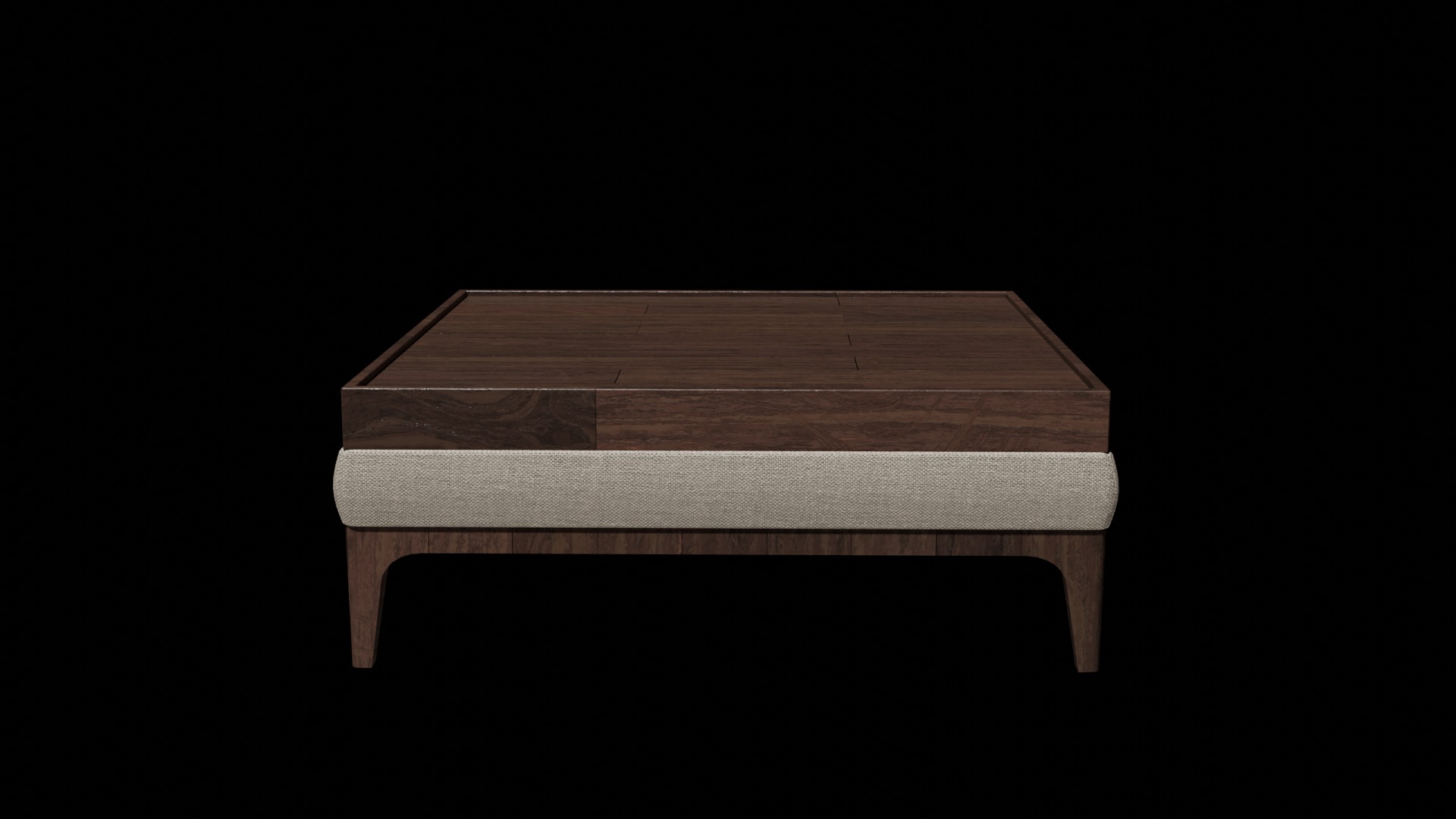 Modern Sofa Chair and Table Set 3D model_4