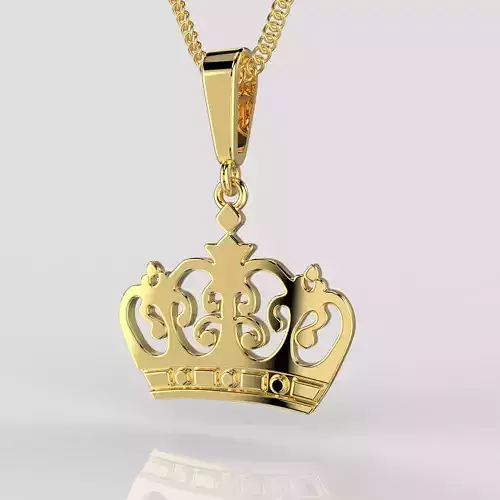 Jewelry pendant The Crown - Printable  STL