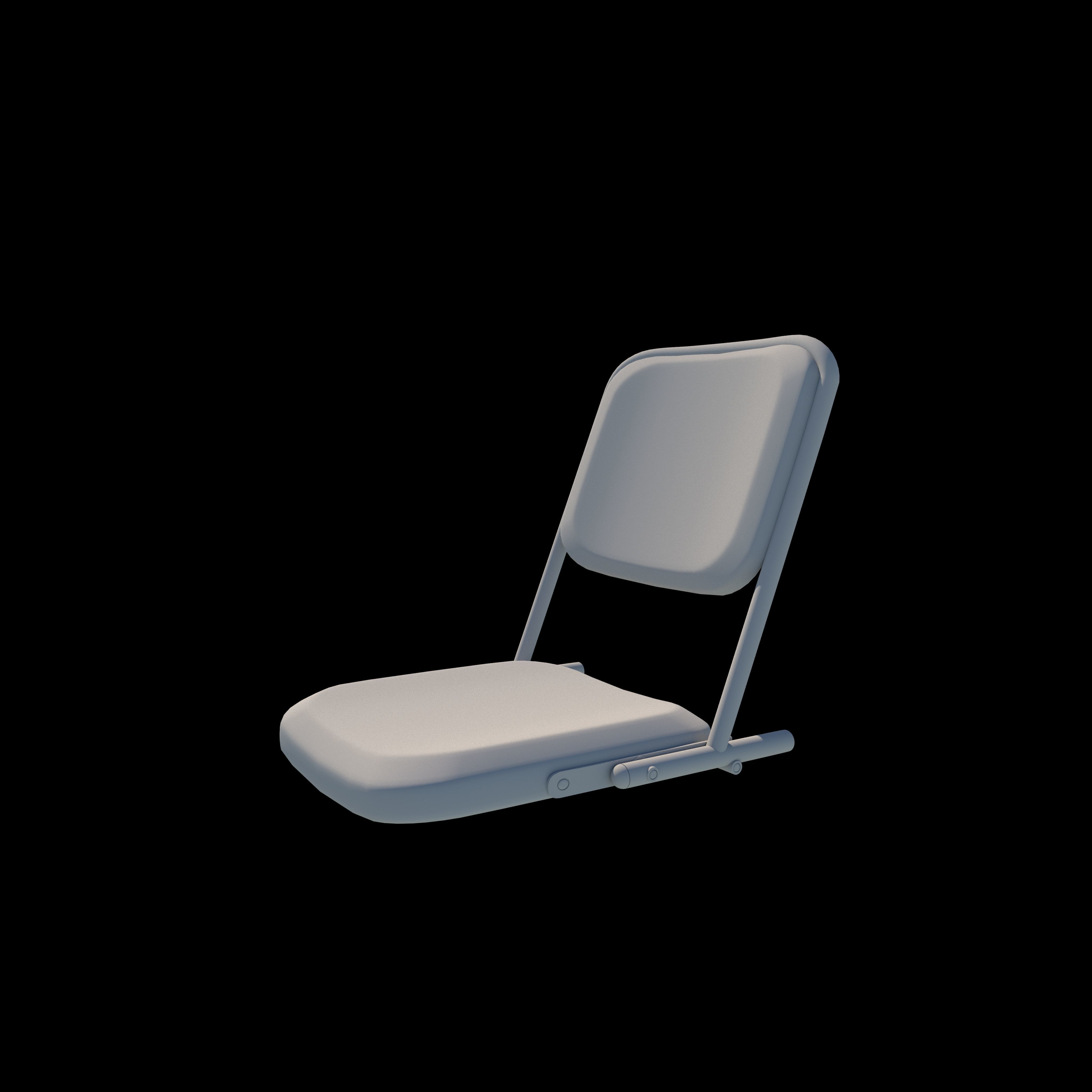  Stadium Seat 3D model_7
