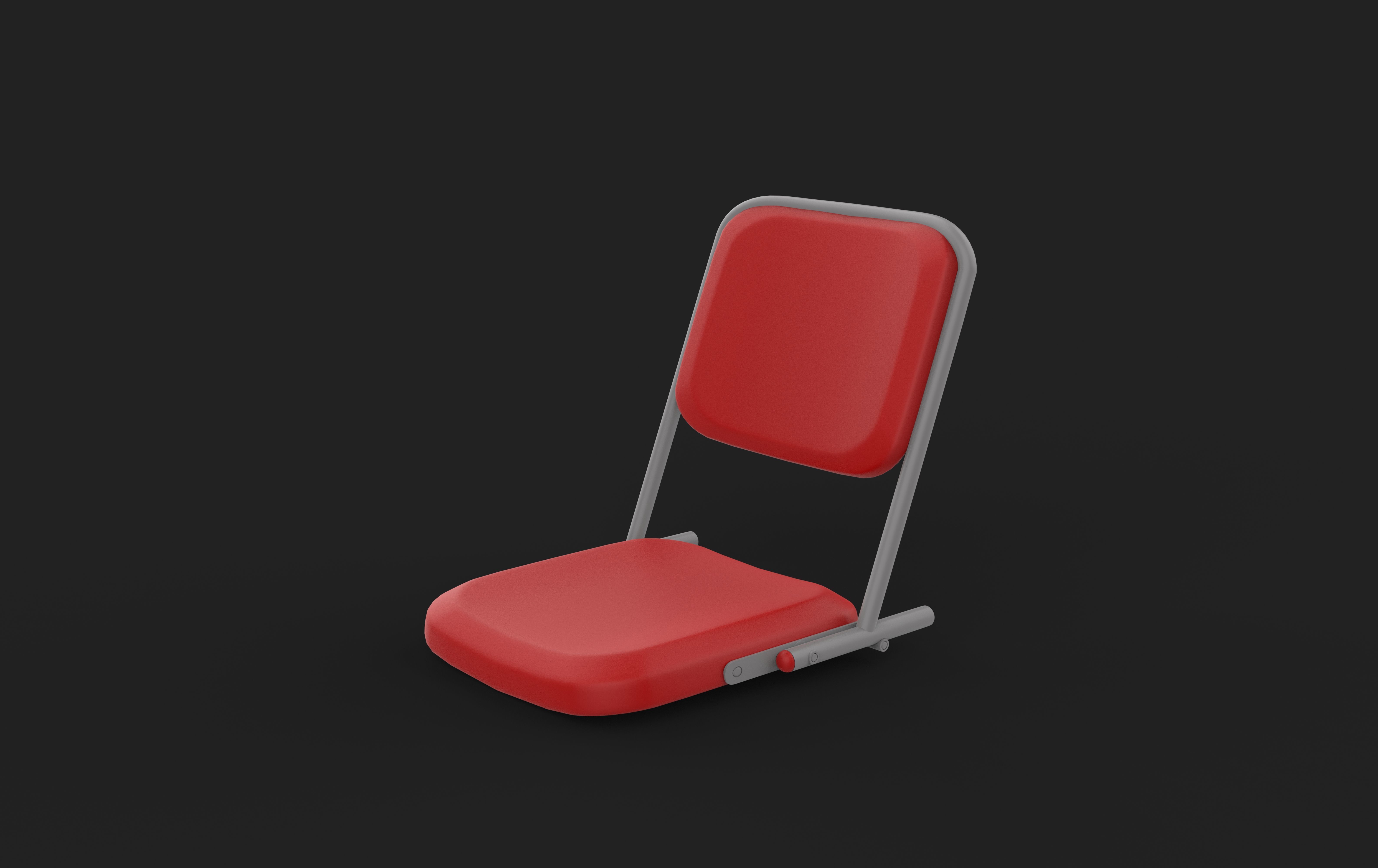  Stadium Seat 3D model_3