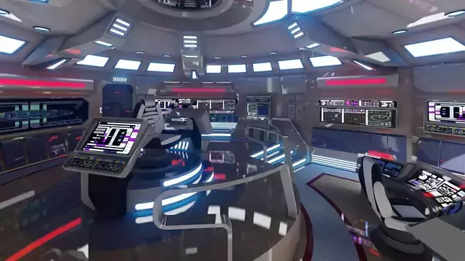 Sci-Fi Futuristic Interior