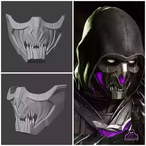 Noob Saibot mask from MK1 - Mad Brother