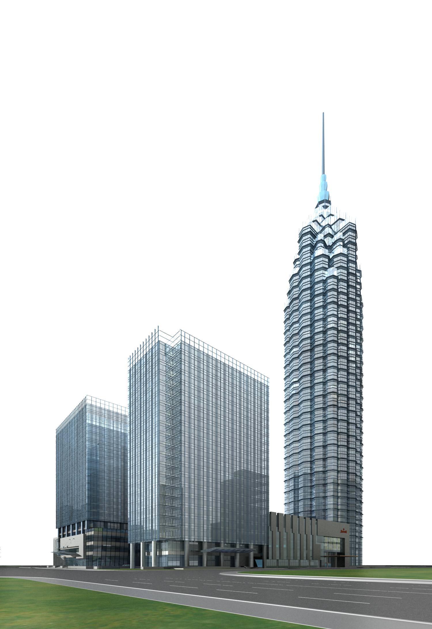 Commercial Building Collection 50 items Vol2 3D model_30