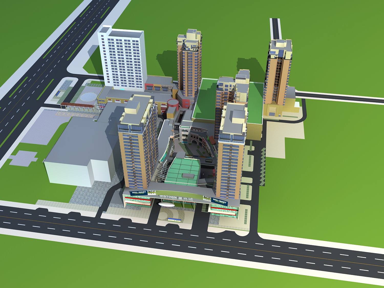 Commercial Building Collection 50 items Vol2 3D model_46