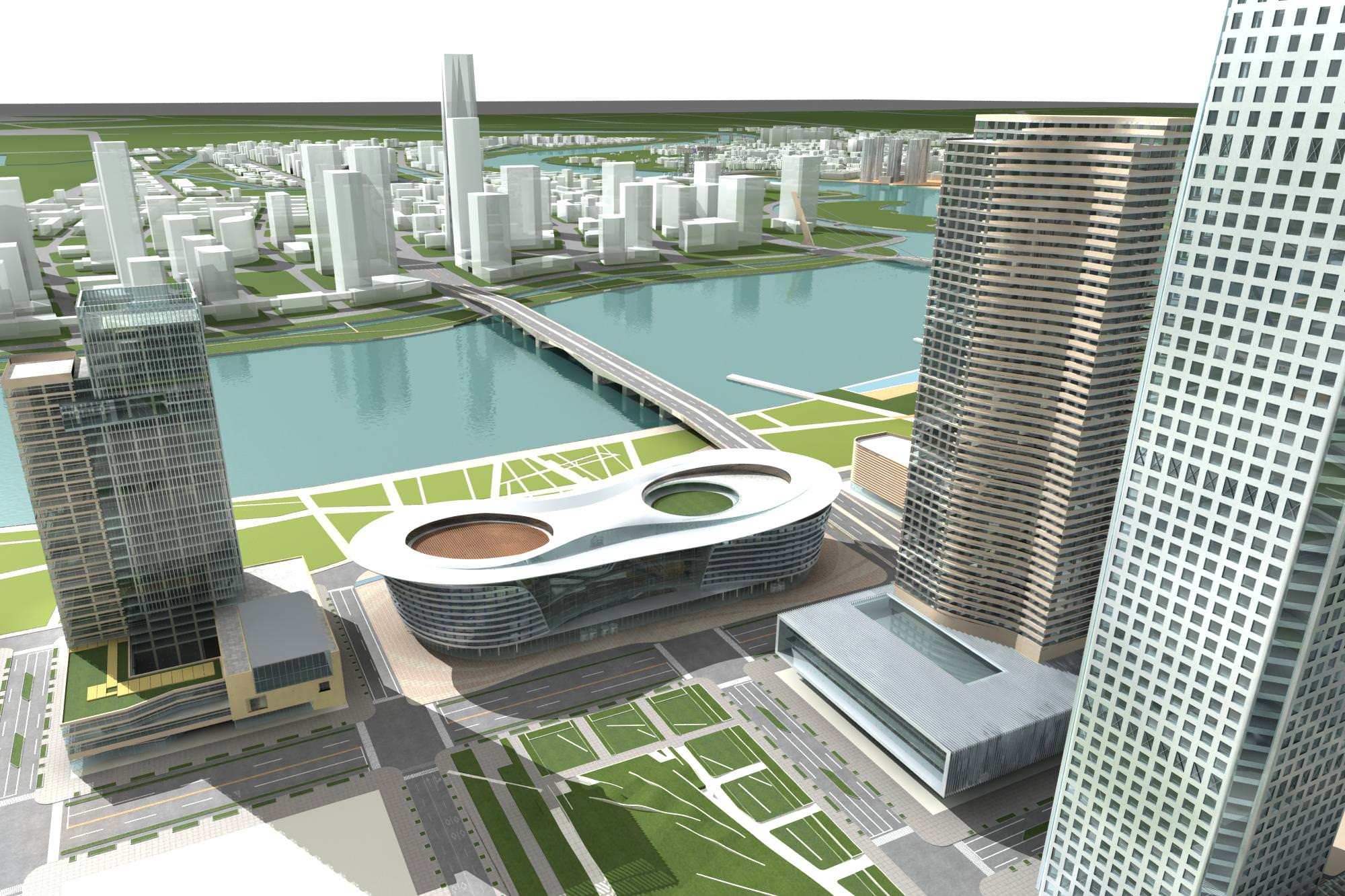 Commercial Building Collection 50 items Vol2 3D model_29