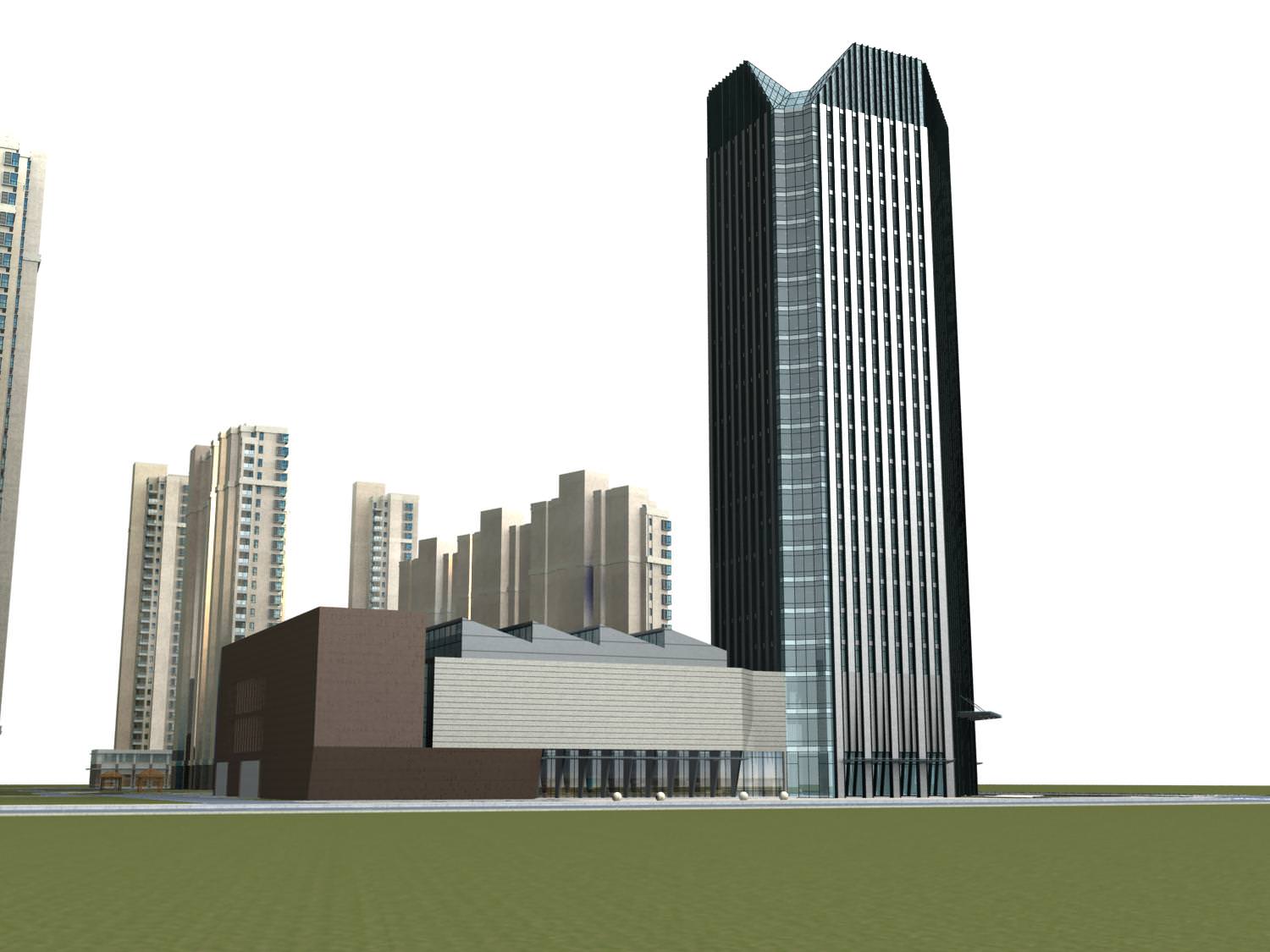 Commercial Building Collection 50 items Vol2 3D model_49