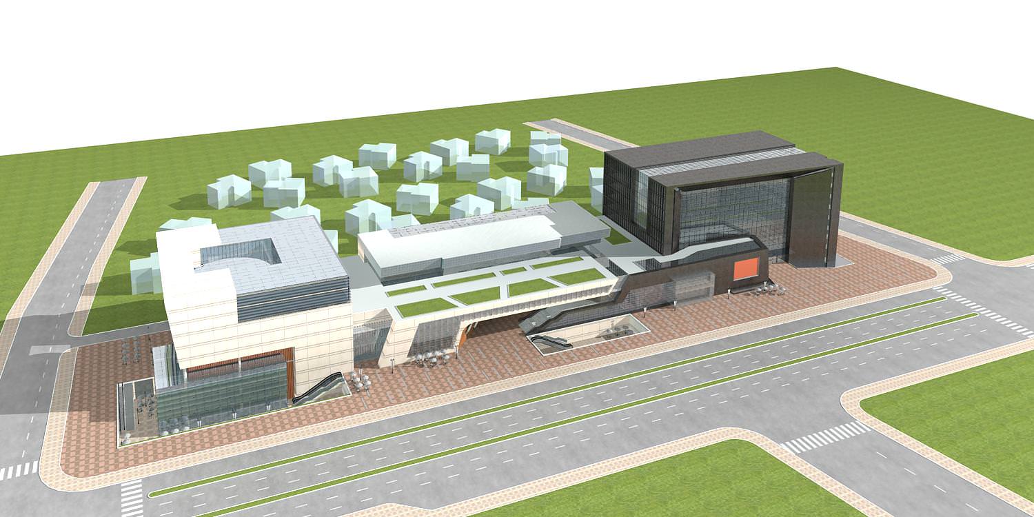 Commercial Building Collection 50 items Vol2 3D model_38