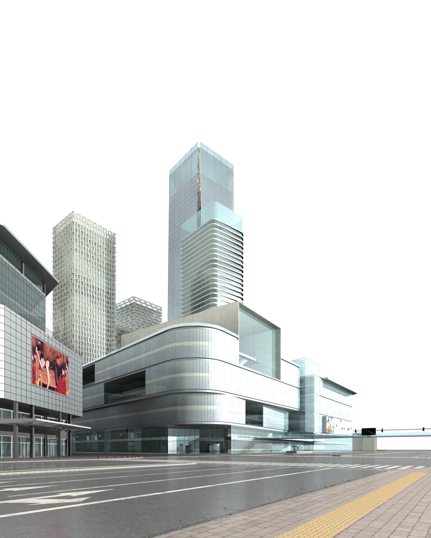 Commercial Building Collection 50 items Vol2 3D model_26