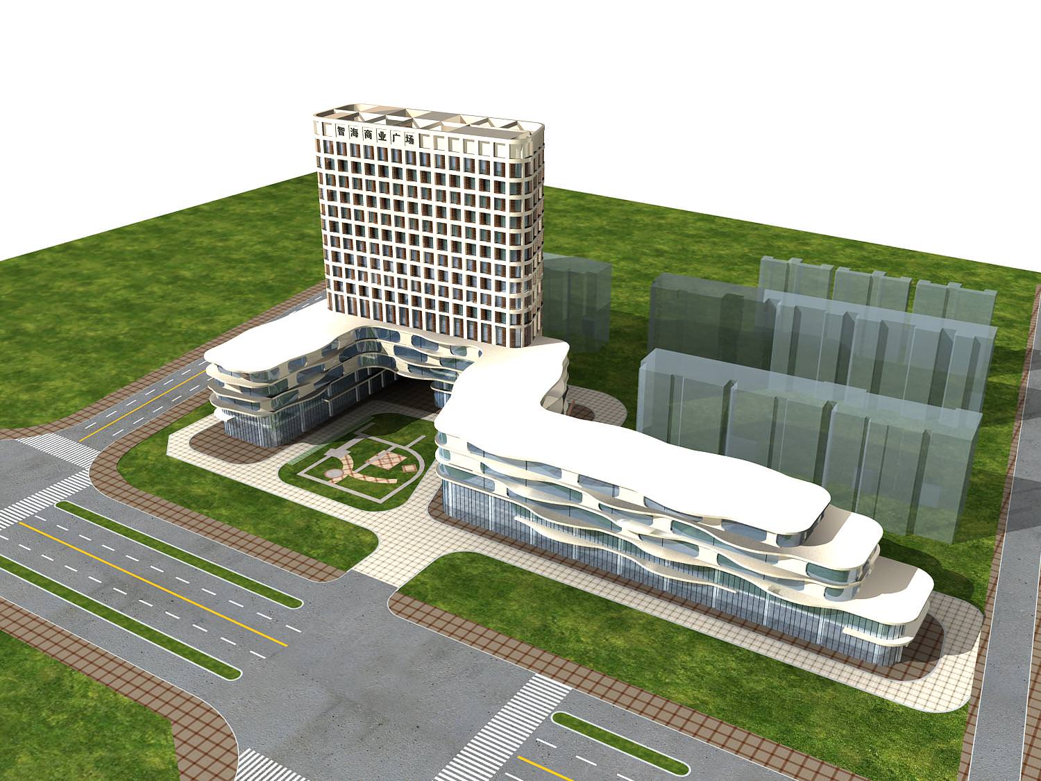 Commercial Building Collection 50 items Vol2 3D model_42