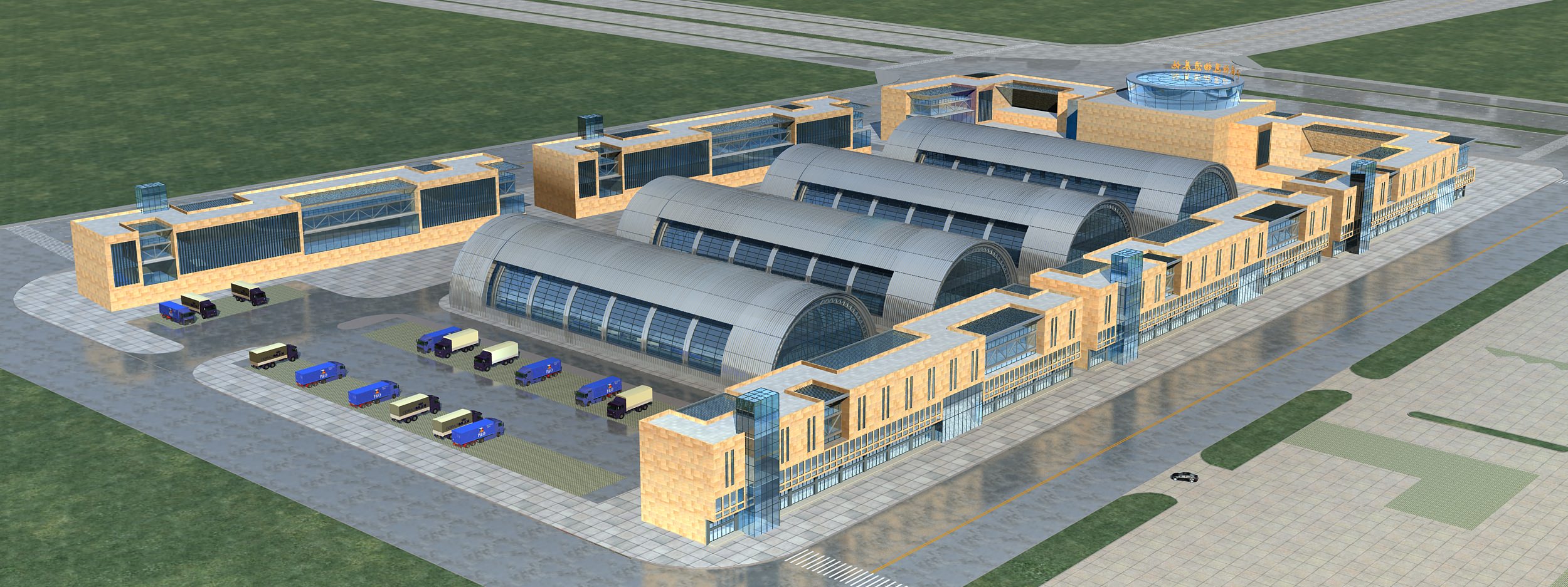 Commercial Building Collection 50 items Vol2 3D model_7