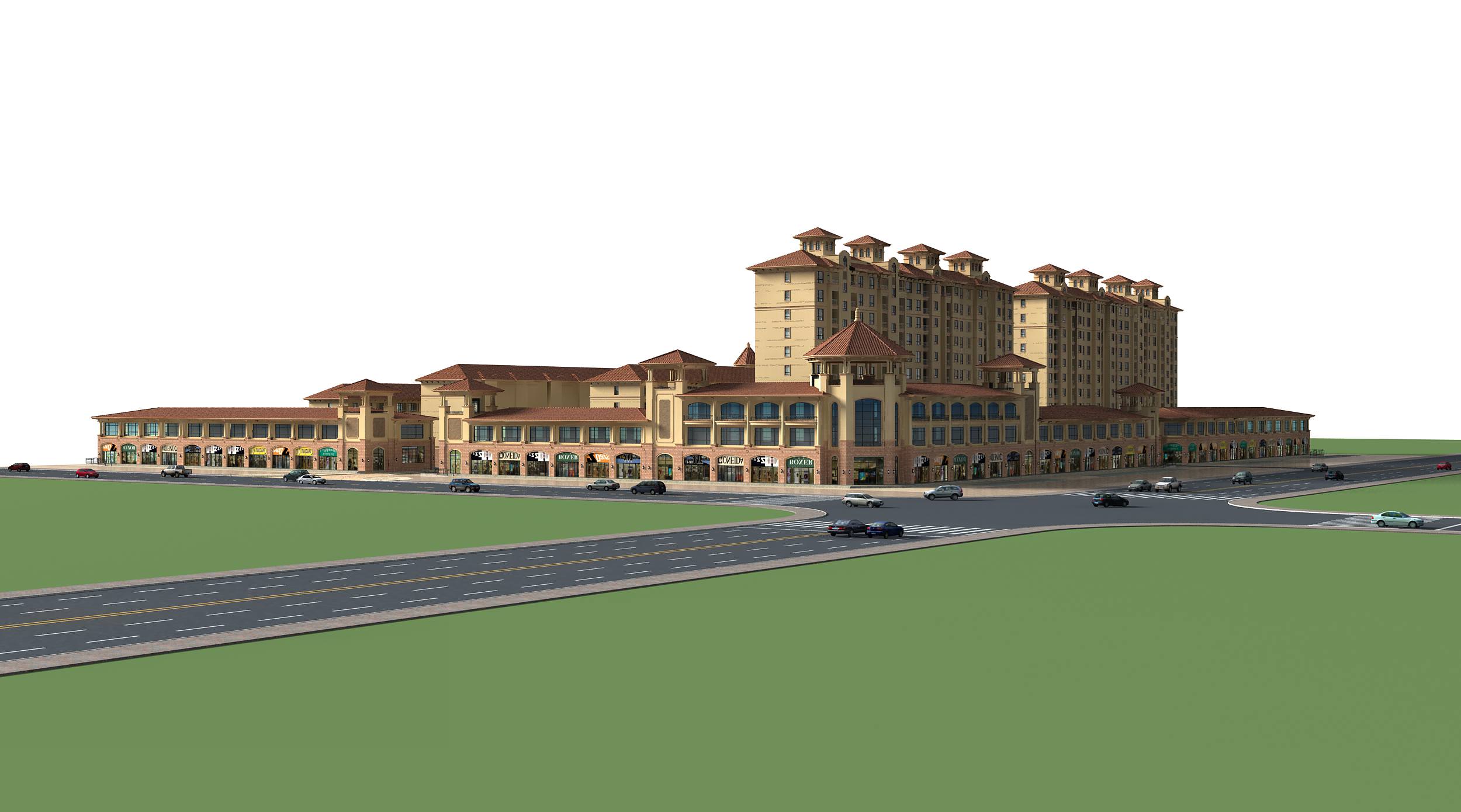 Commercial Building Collection 50 items Vol2 3D model_45