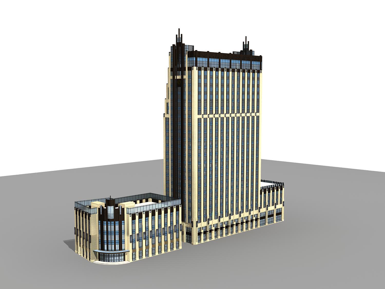 Commercial Building Collection 50 items Vol2 3D model_41