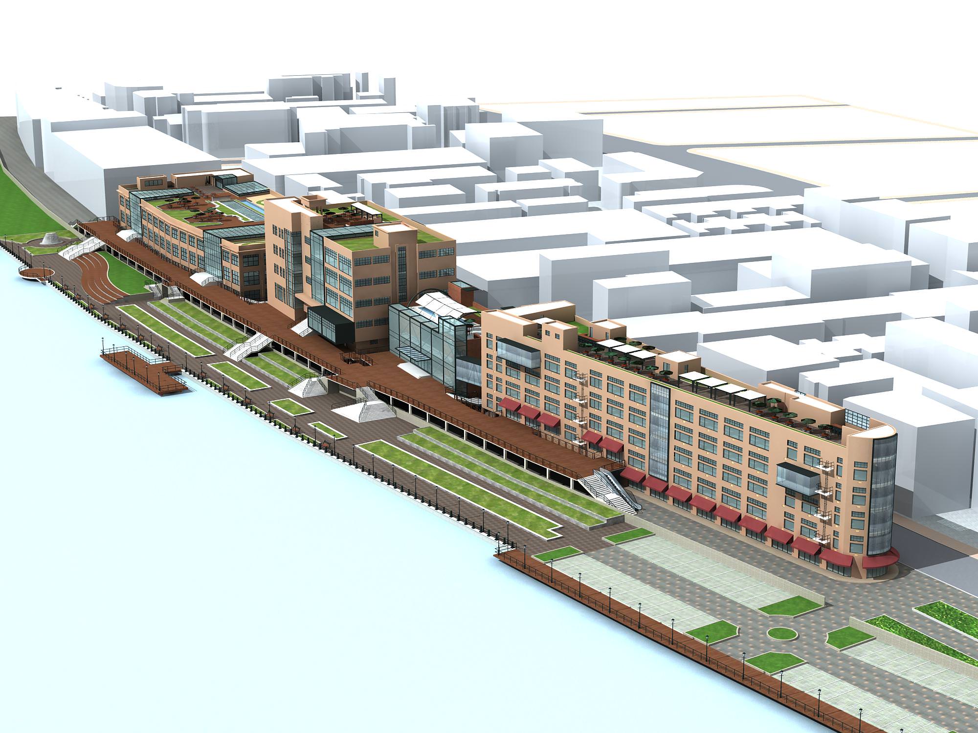 Commercial Building Collection 50 items Vol2 3D model_50