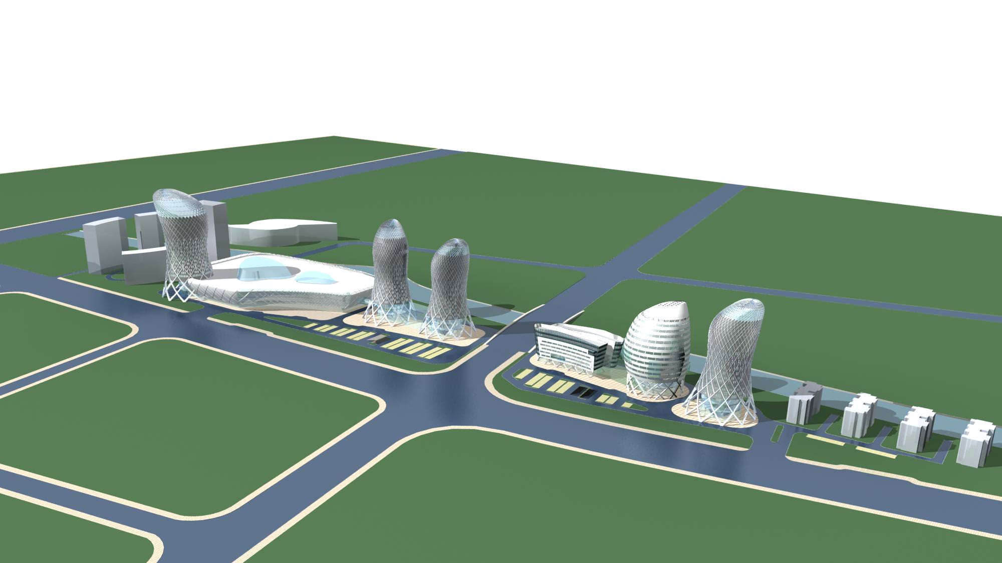 Commercial Building Collection 50 items Vol2 3D model_31