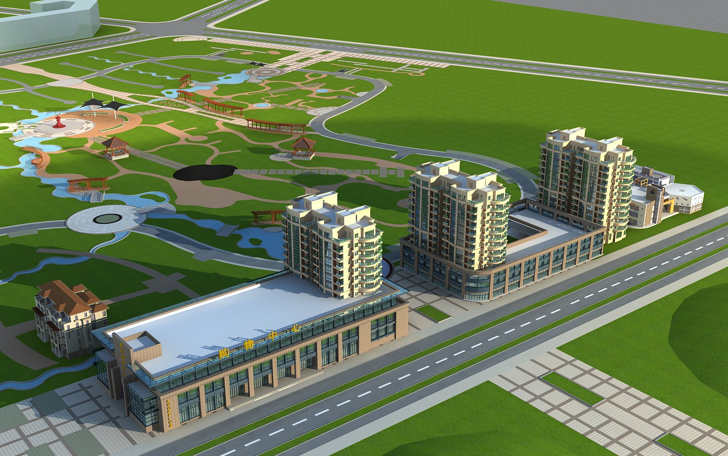 Commercial Building Collection 50 items Vol2 3D model_2