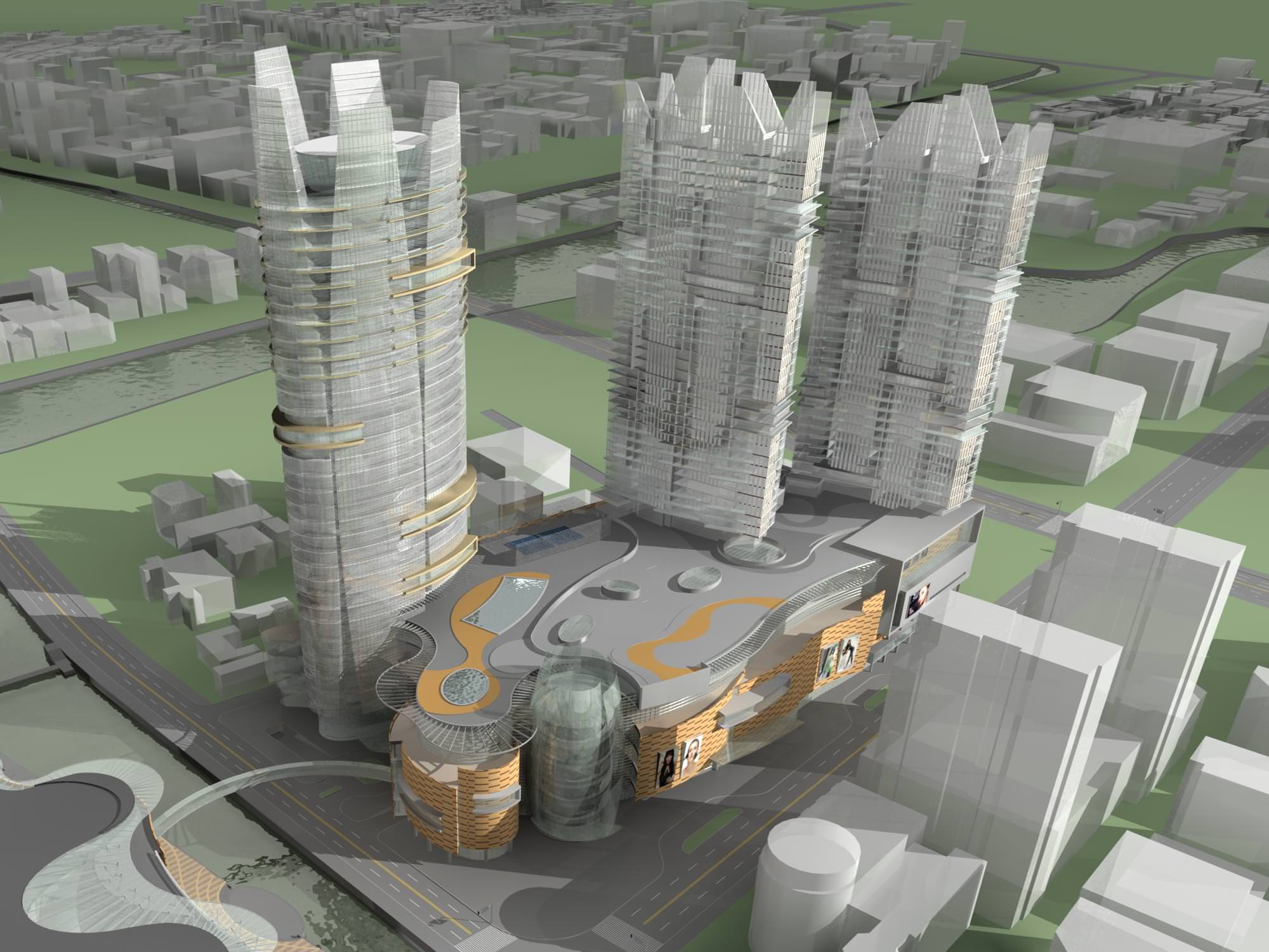 Commercial Building Collection 50 items Vol2 3D model_28