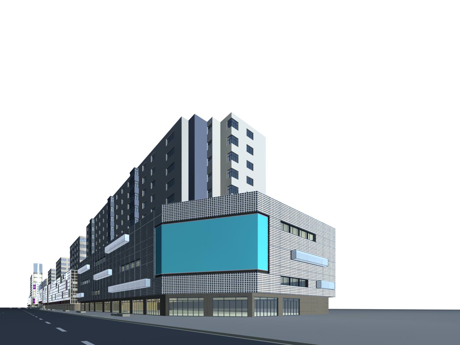 Commercial Building Collection 50 items Vol2 3D model_32