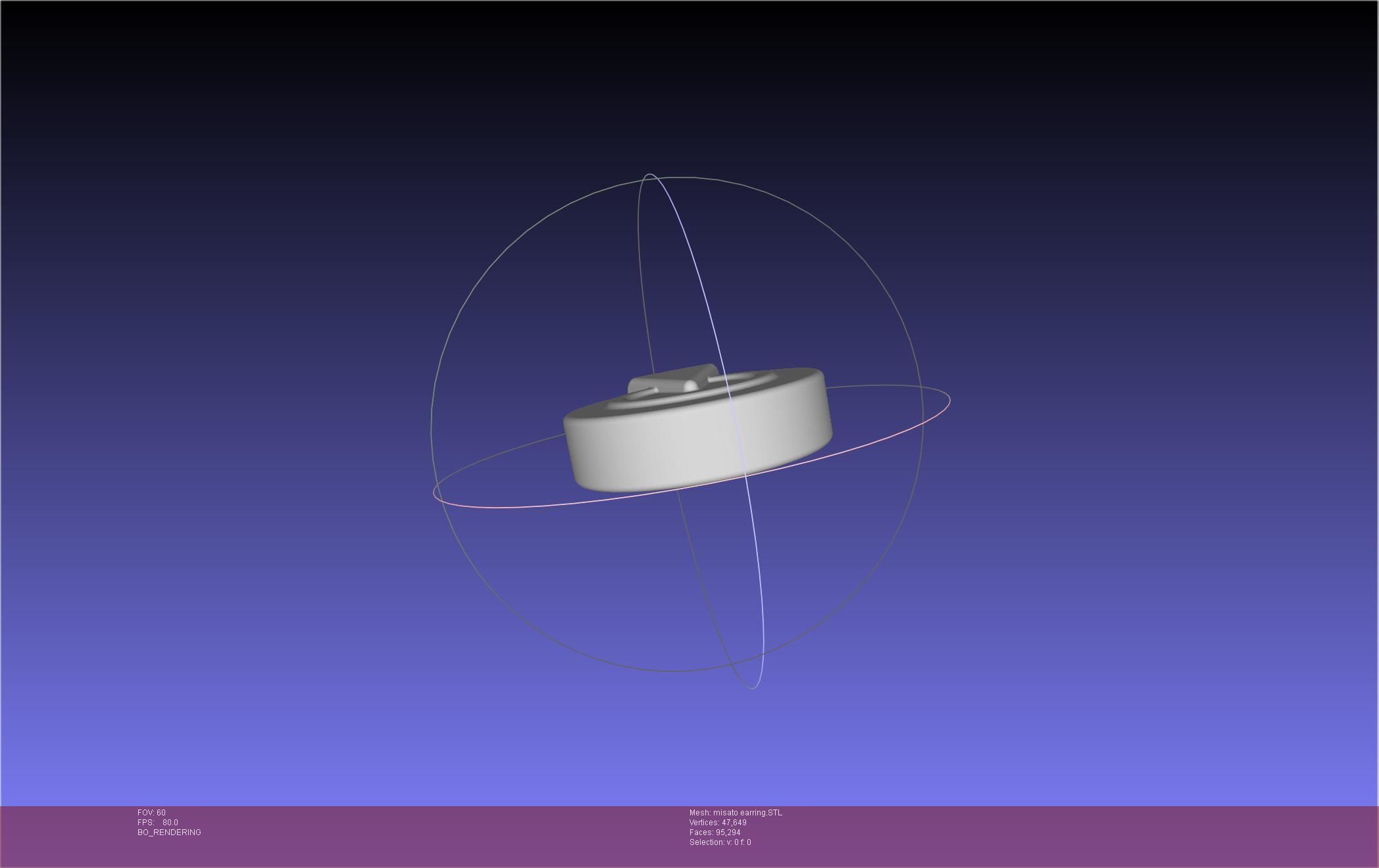 Evangelion Misato Earring 3D print model_4