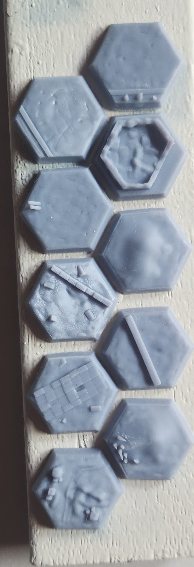 Battletech 3D Hex Bases Variety Pack 3D print model_4