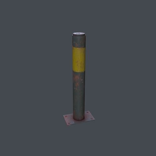 Post Barrier 3D model