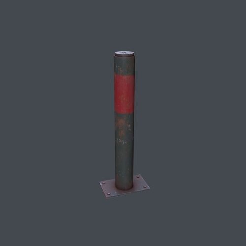 Post Barrier 3D model