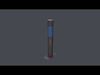 Post Barrier Barricade 3D model_1