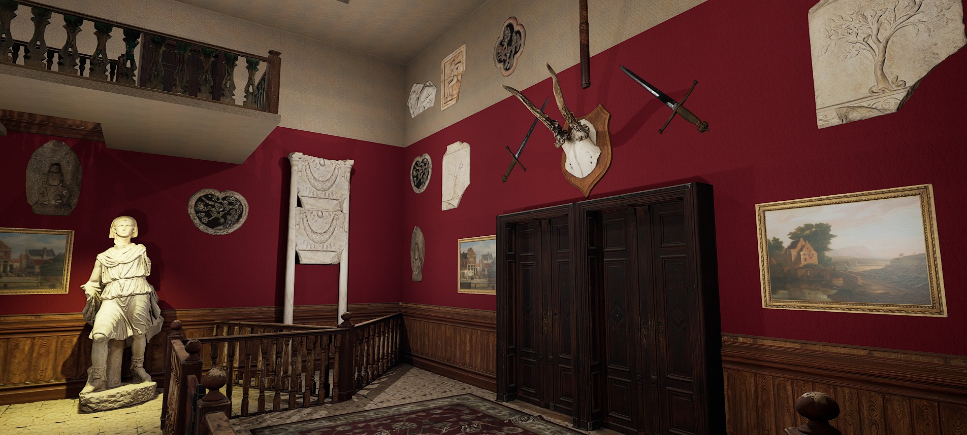 Victorian Elite Hotel 10 Storey 3D model_6