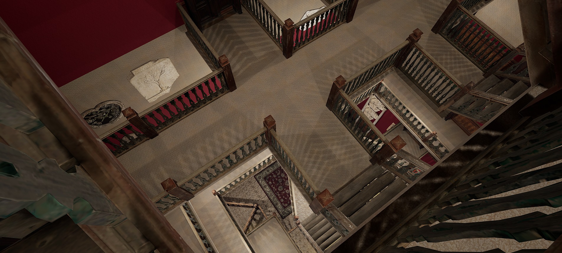 Victorian Elite Hotel 10 Storey 3D model_49