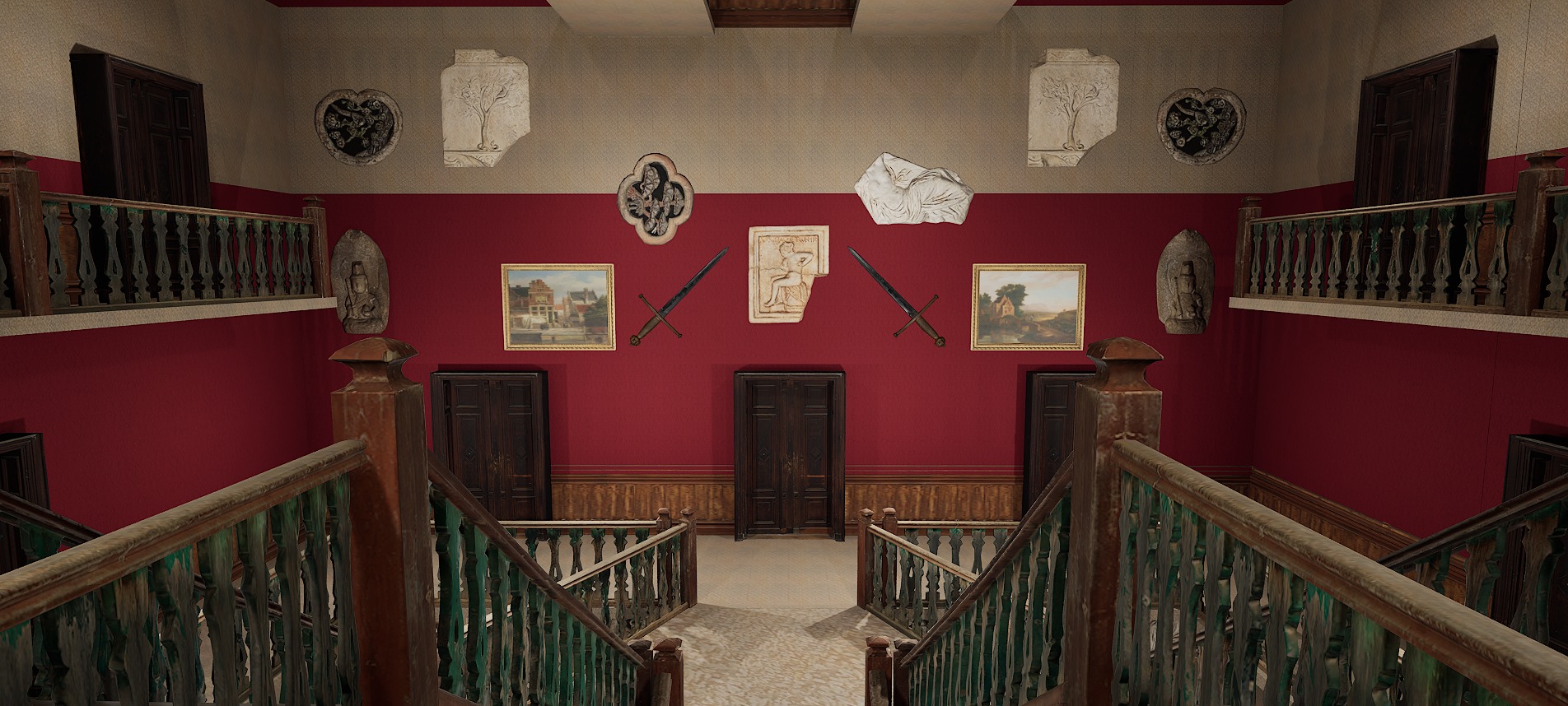 Victorian Elite Hotel 10 Storey 3D model_30