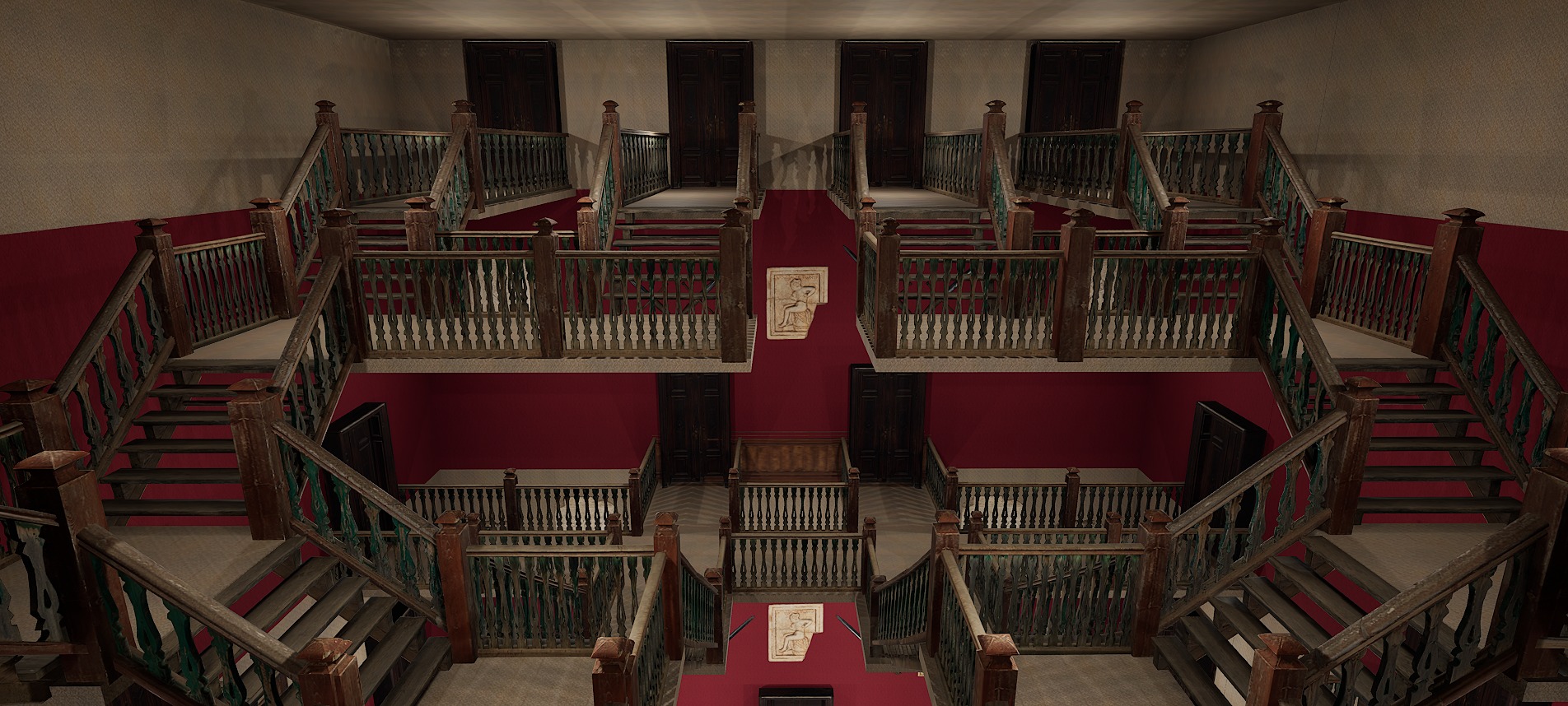 Victorian Elite Hotel 10 Storey 3D model_43