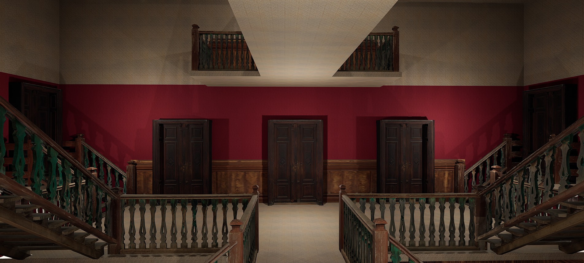 Victorian Elite Hotel 10 Storey 3D model_11