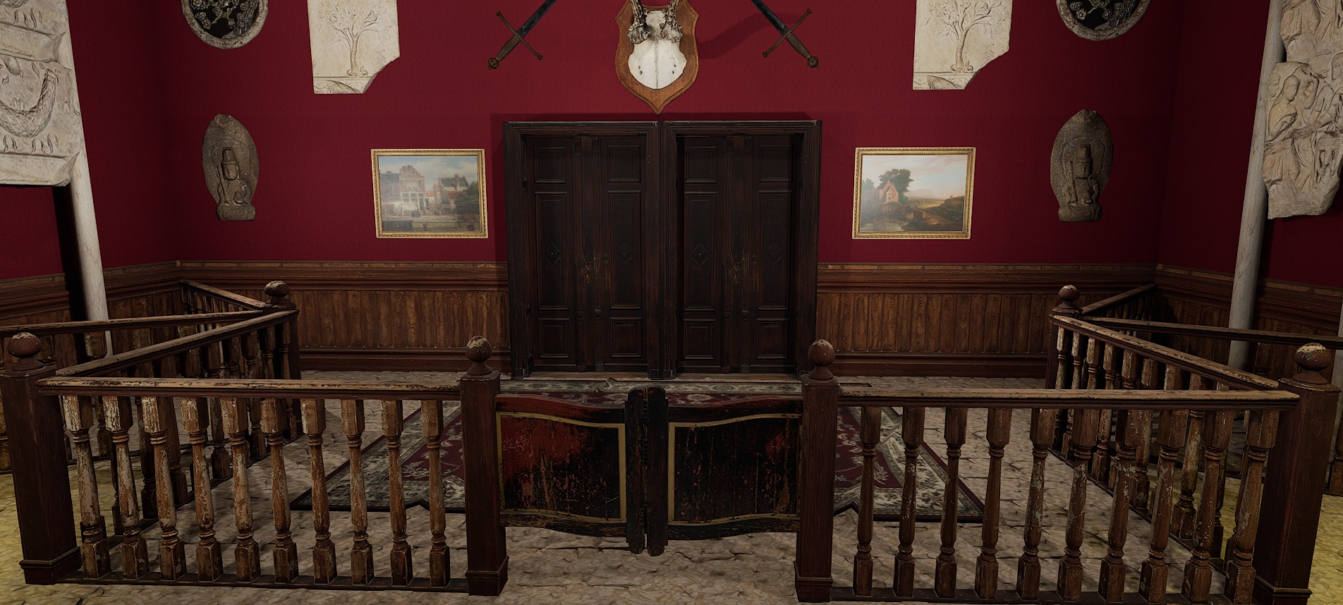 Victorian Elite Hotel 10 Storey 3D model_2