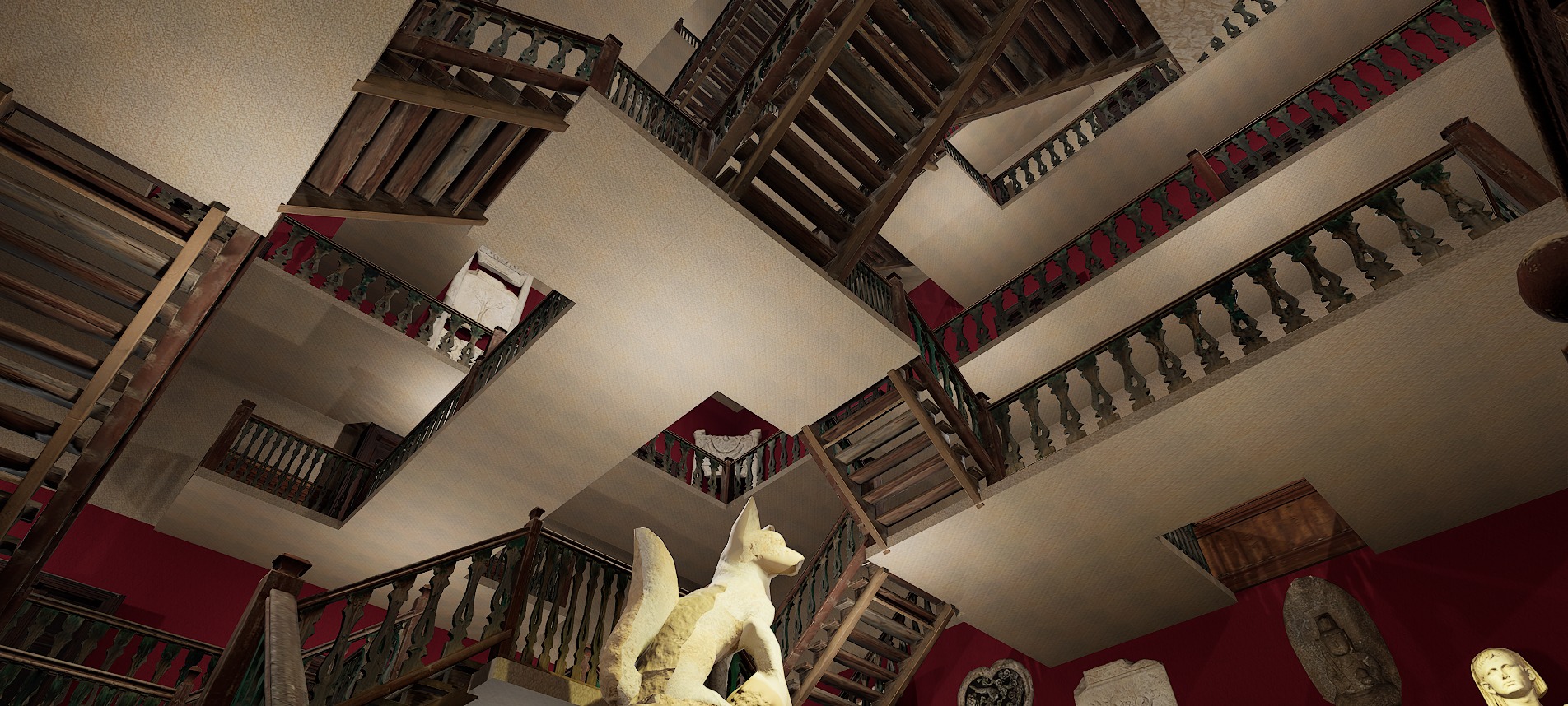 Victorian Elite Hotel 10 Storey 3D model_10