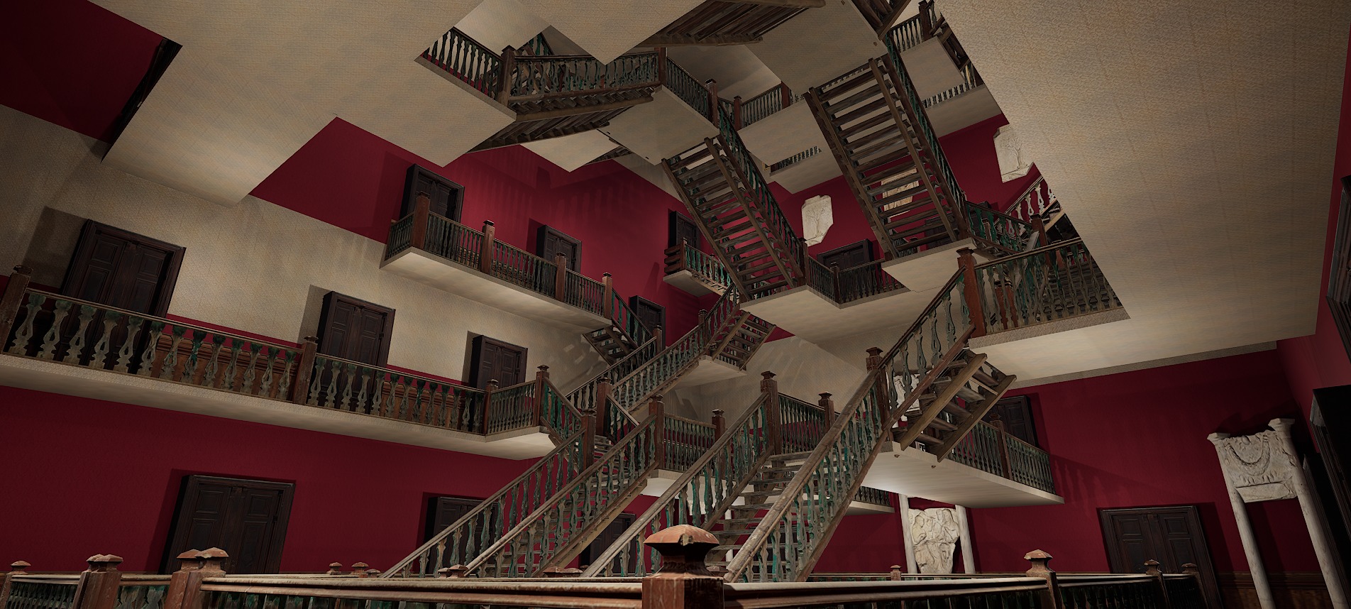 Victorian Elite Hotel 10 Storey 3D model_39