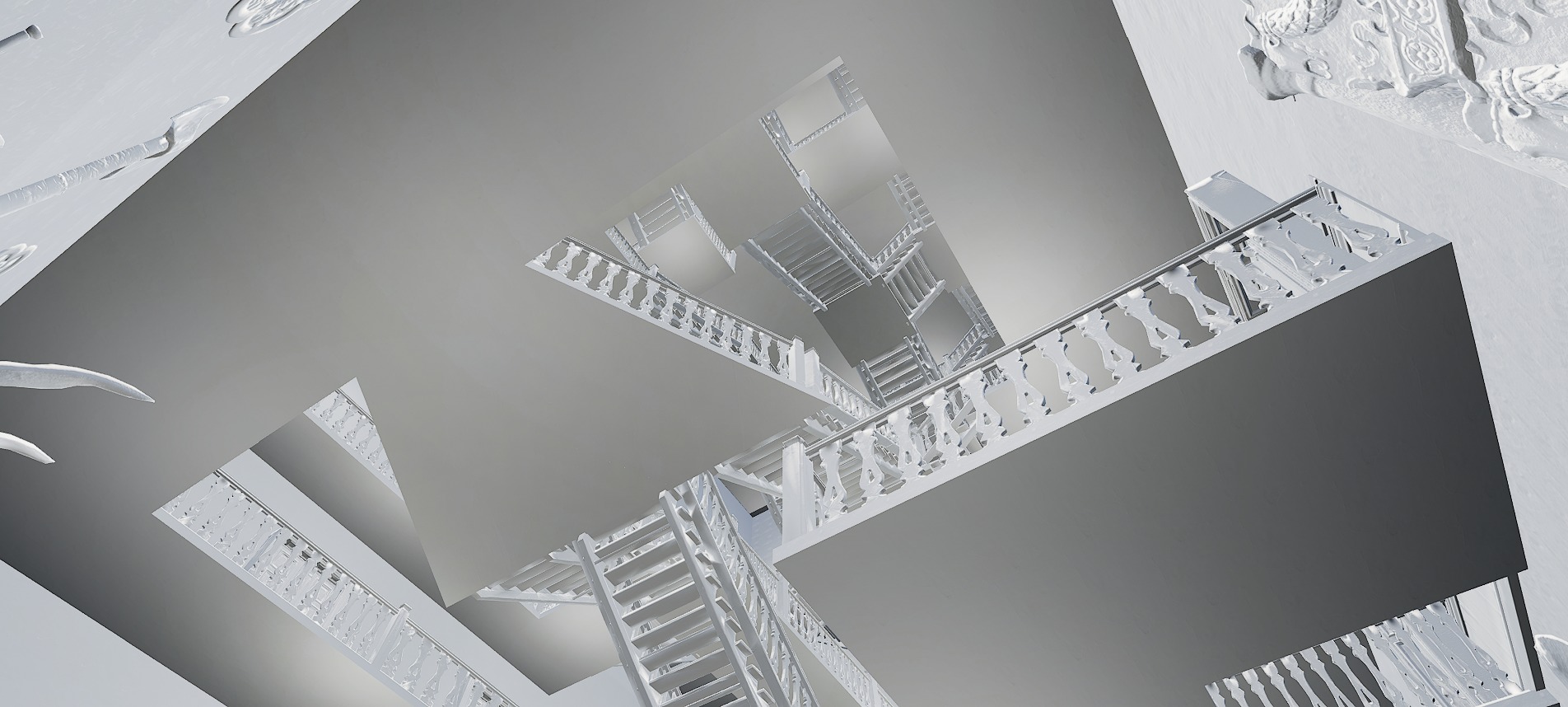 Victorian Elite Hotel 10 Storey 3D model_56