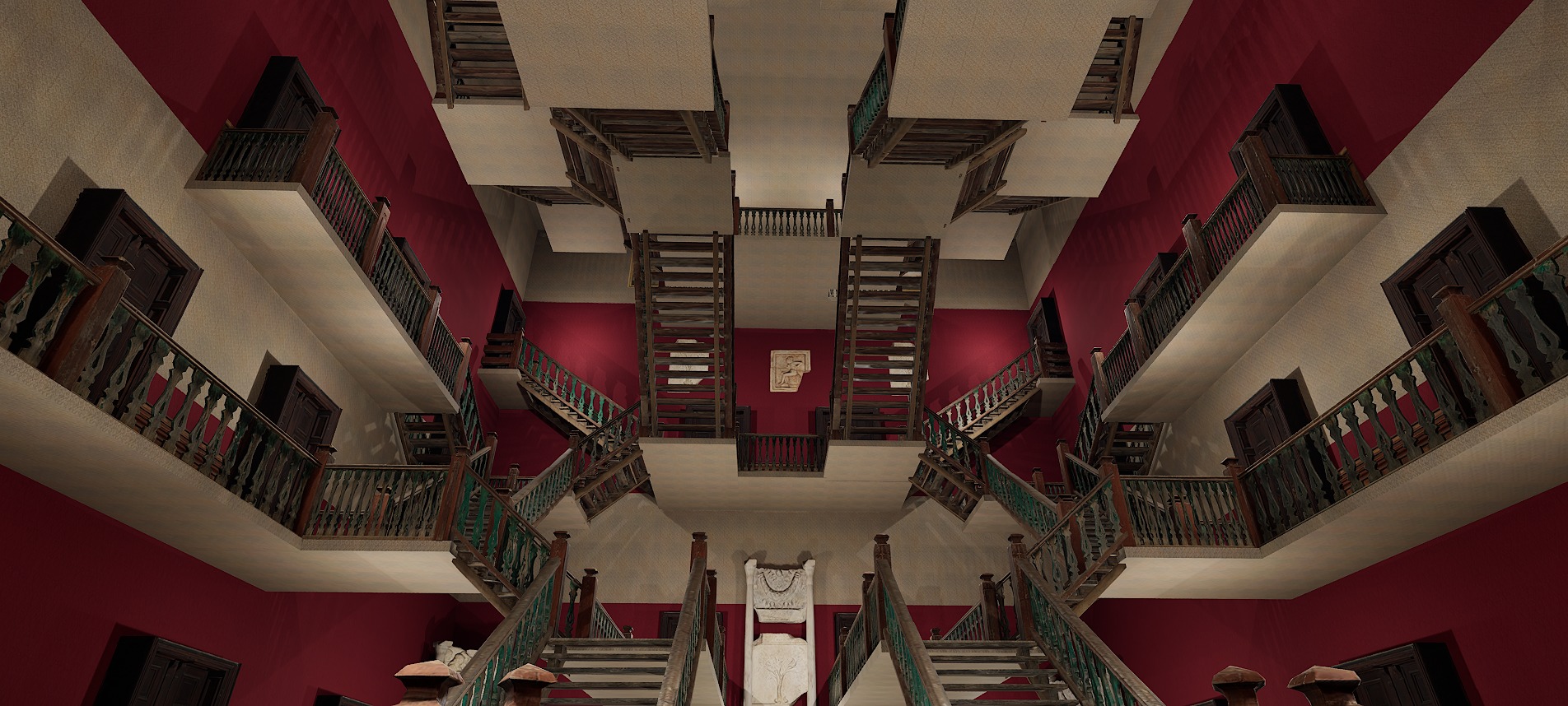 Victorian Elite Hotel 10 Storey 3D model_34