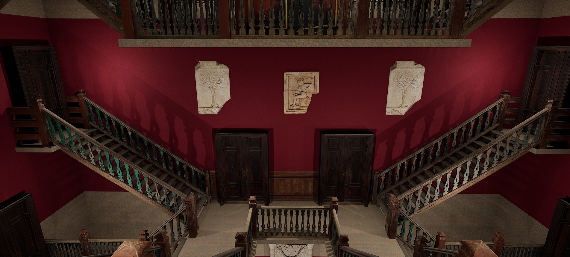 Victorian Elite Hotel 10 Storey 3D model_41